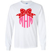 Monogrammed Valentine Bow Graphic Tee