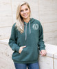 Monogrammed Bella Canvas Hooded Pullover Sweatshirt