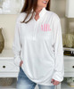 monogrammed posiecharge competitor white close up