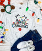 Merry Christmas Antlers With Lights Shirt