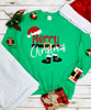 Merry Christmas Santa Shirt - Irish Green