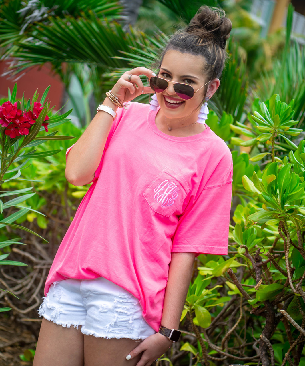 Comfort Colors Monogrammed Pocket T-Shirt · The Personalized Life · Online  Store Powered by Storenvy