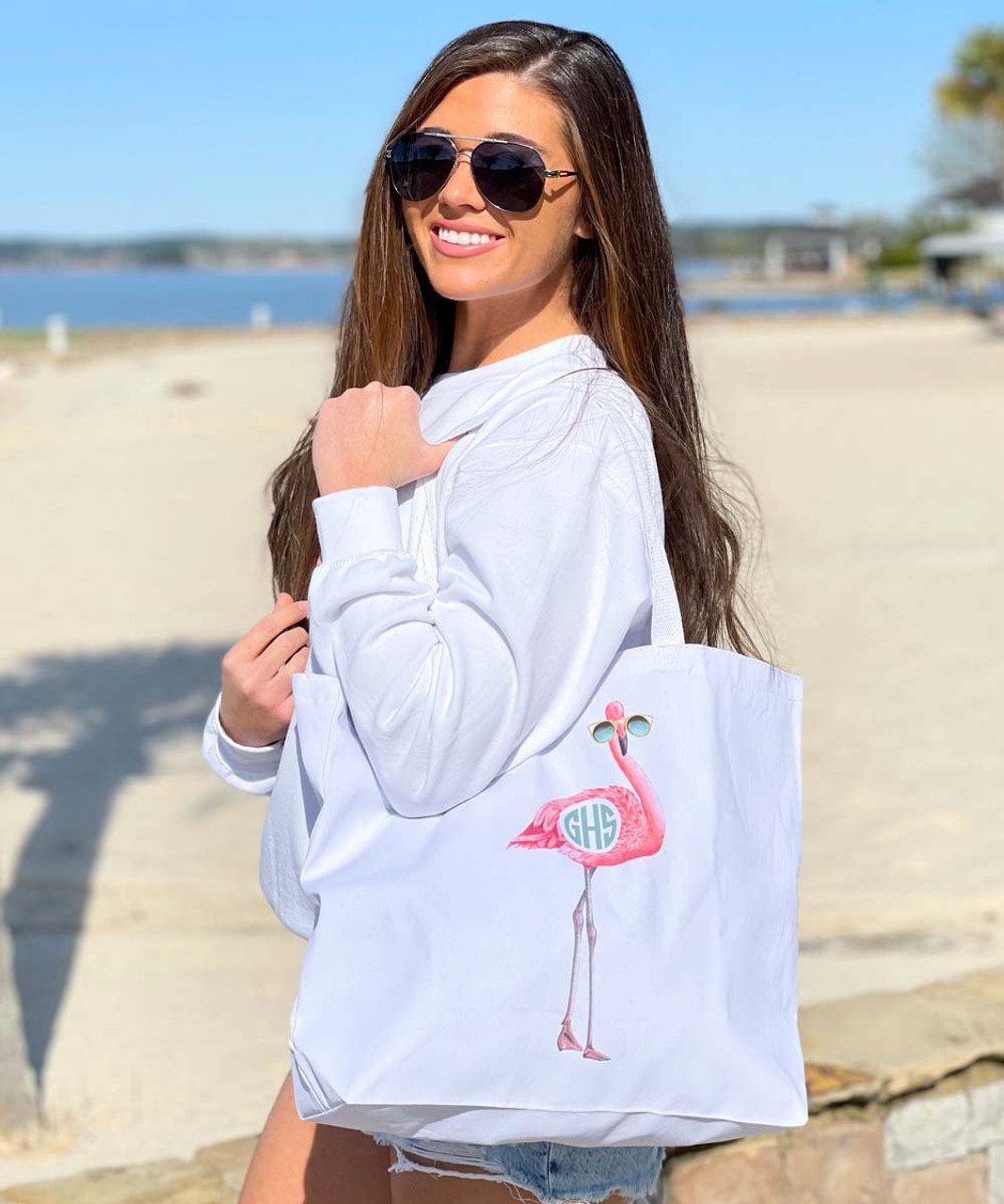 Flamingo Beach Bag | Womens