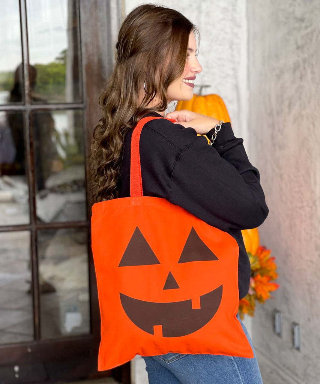 Jack O Lantern Trick Or Treat Bag