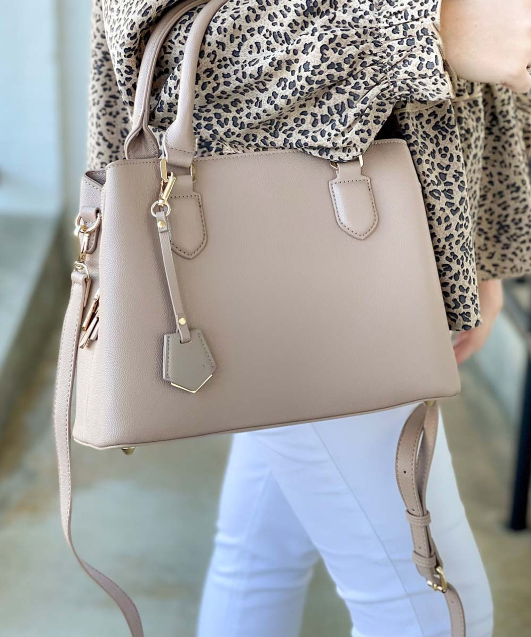 Purse bag 'Uma' in taupe? | BEARLifestyle.nl