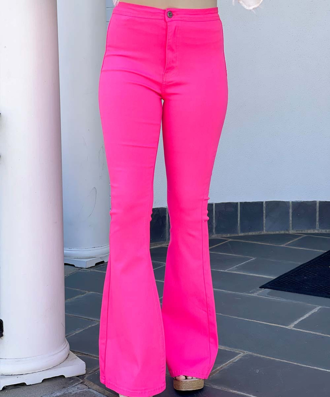 Share more than 70 pink bell bottom pants super hot - in.eteachers