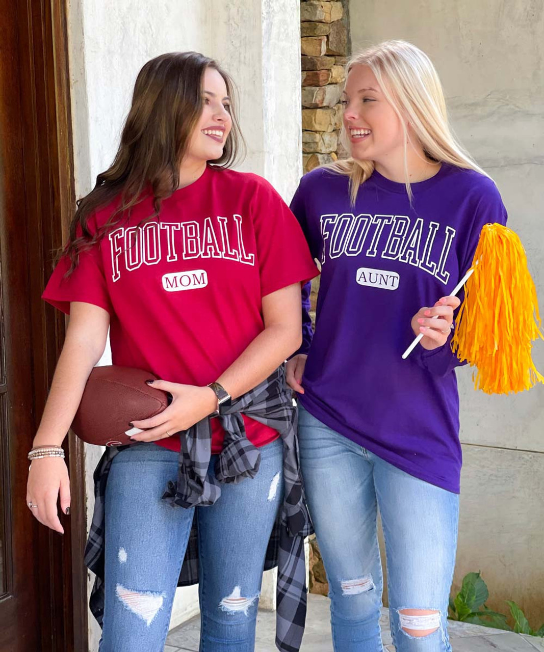 Customizable Family Football Graphic Tee Shirt