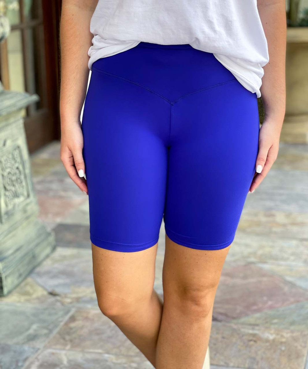 Shape Me Up Biker Shorts - Bright Blue