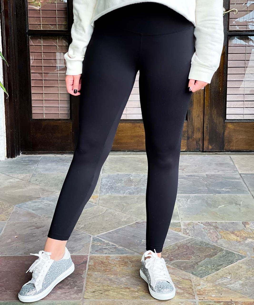 SUMMER PREMIUM MICROFIBER LEGGINGS- Black