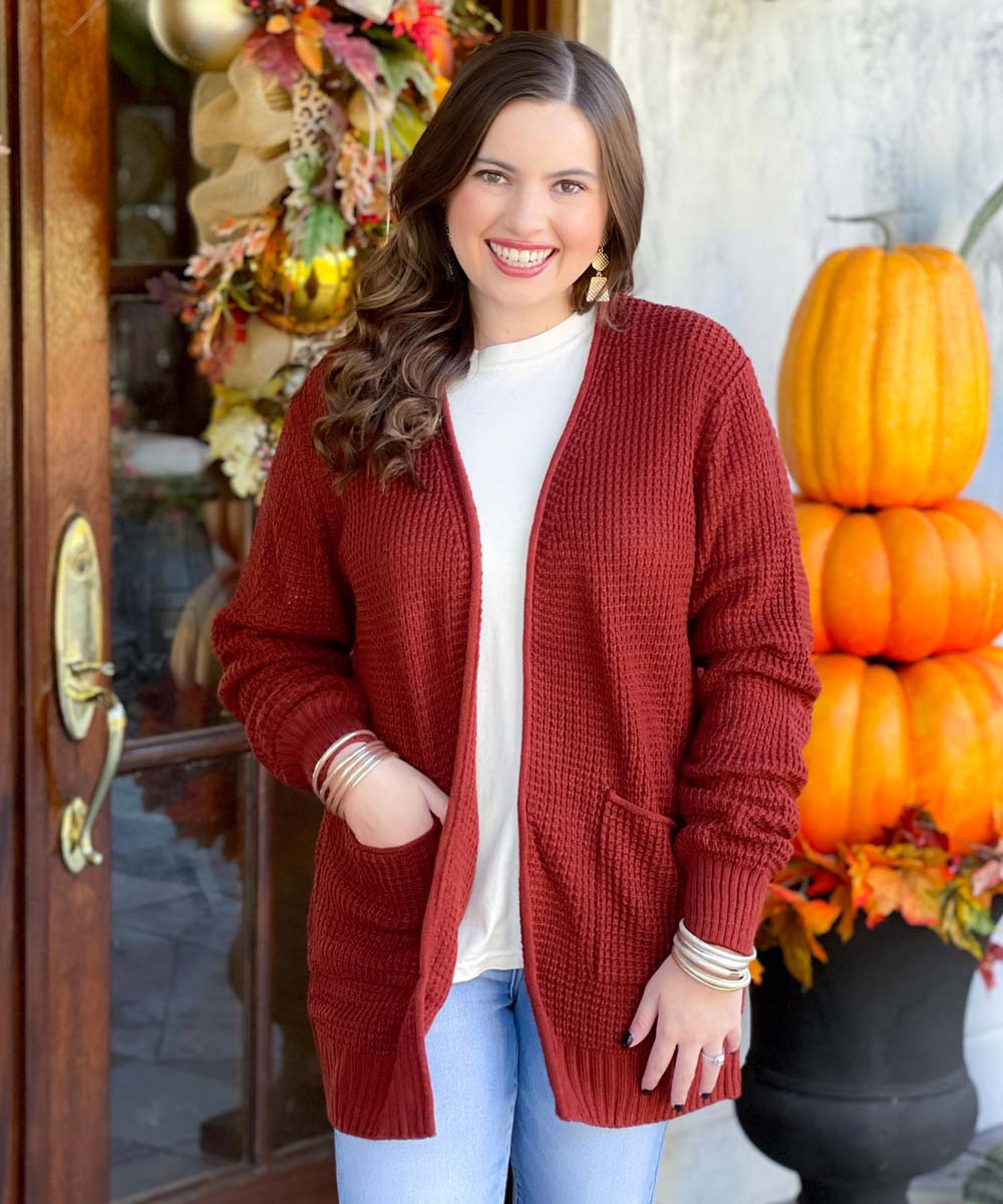 Cardigan Street One Weiße Strickjacke Knitted Cardigan Ralph