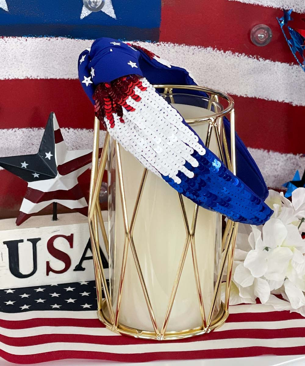 Sequence American Flag Headband American Flag Performance Headband main image 2