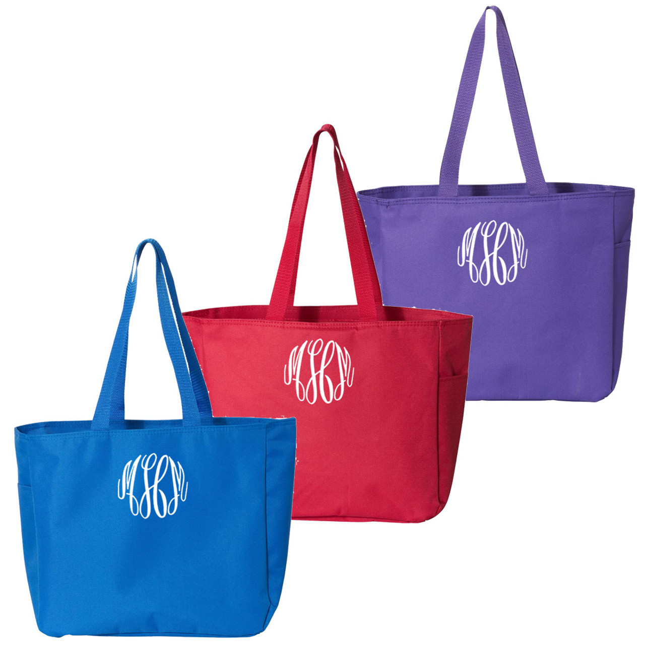 Women's Tote Handbags  Monogram Personalized Totes