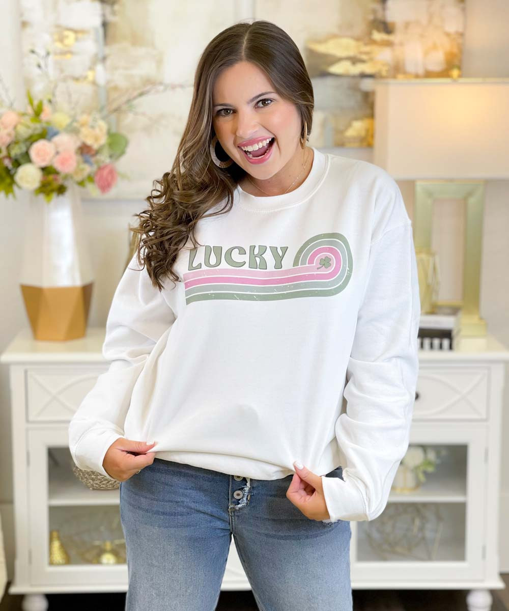 ESQUALO LUCKY Graphic Tee – White Cotton Blend Relaxed Fit T-Shirt