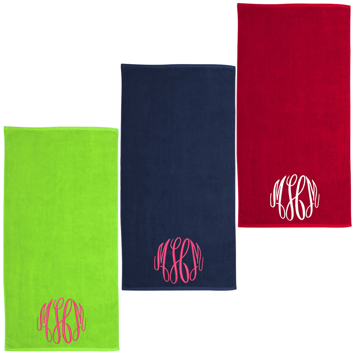Monogrammed Beach Towel