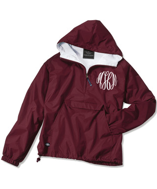 monogram rain jacket