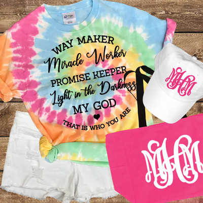 way maker rainbow shirt