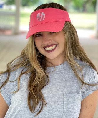 Monogrammed On The Go Visor