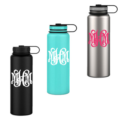 Monogrammed Stainless Water Bottle 40oz