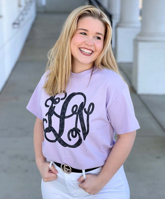 Lilly Monogram Comfort Colors T-Shirt - Choose Your Own Lilly Print