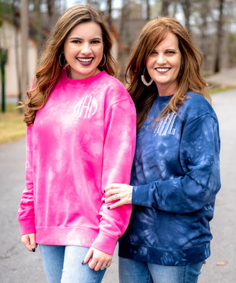 Lulu Grace Designs Monogram Tie-Dye Shirt