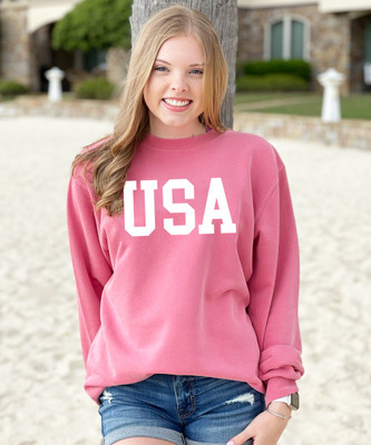 USA Pigment Dyed Crew Neck