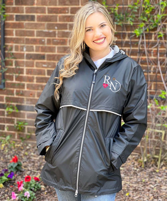 RN Stethoscope Charles River Rain Jacket