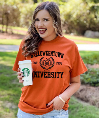 Monogrammed Halloweentown University Graphic Tee Shirt
