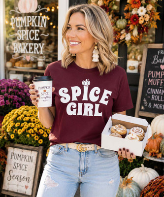 spice girl tee model image