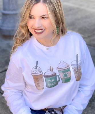 St Patricks Day Coffee Graphic Tee