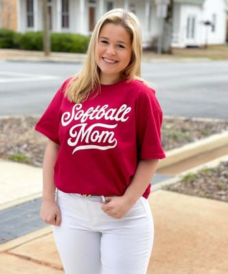 Softball Mom Graphic Shirt