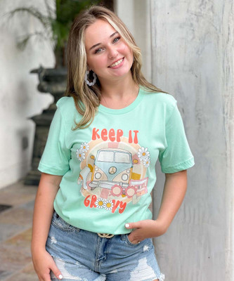 Keep It Groovy Bella Canvas Tee