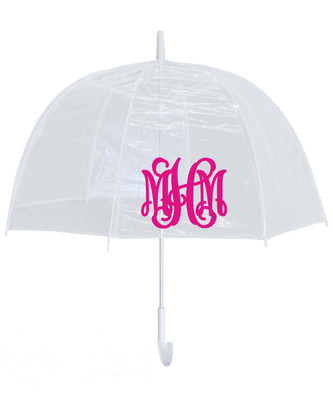 Monogrammed Bubble Umbrella - Adult