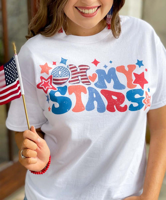  Oh My Stars Graphic Shirt 