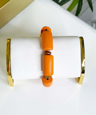  Way Maker Acrylic Tube Bracelet - Orange 