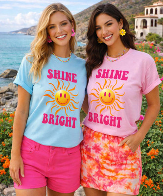 shine bright smiley group image