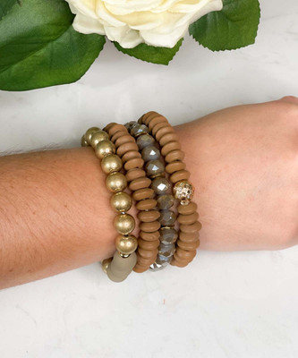  Wear Me Bracelet Set - Brown 