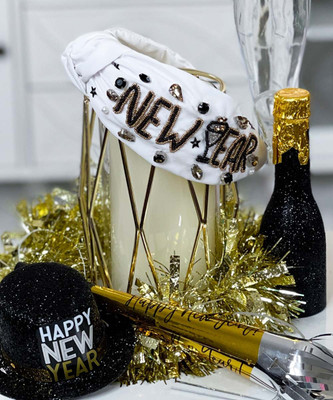 Widmann Haarband Happy New Year – Glitzerndes Accessoire Für Silvester