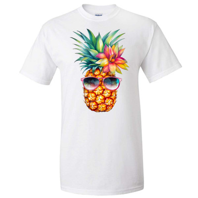 Pineapple With Sunglasses Graphic Shirt Pineapple With Sunglasses Graphic Shirt