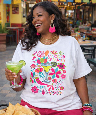 cinco de mayo tee model