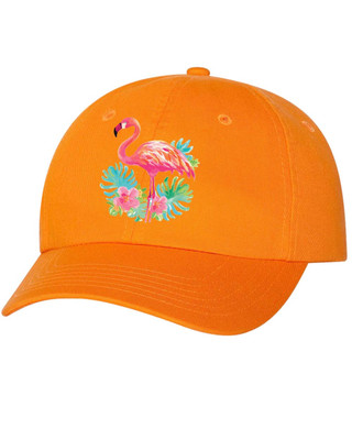 Tropical Flamingo Unstructured Cap