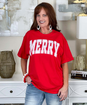 merry graphic tee