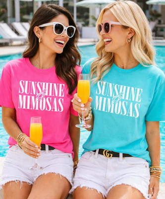 Sunshine and mimosas tee comfort colors group