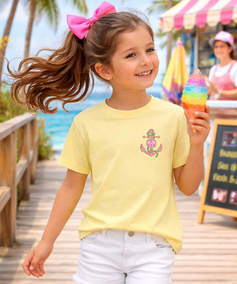 GIRLS MONOGRAMMED POCKET LILLY ANCHOR little girl