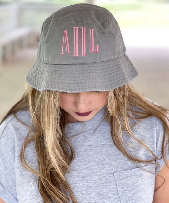 Monogrammed Sun Hat