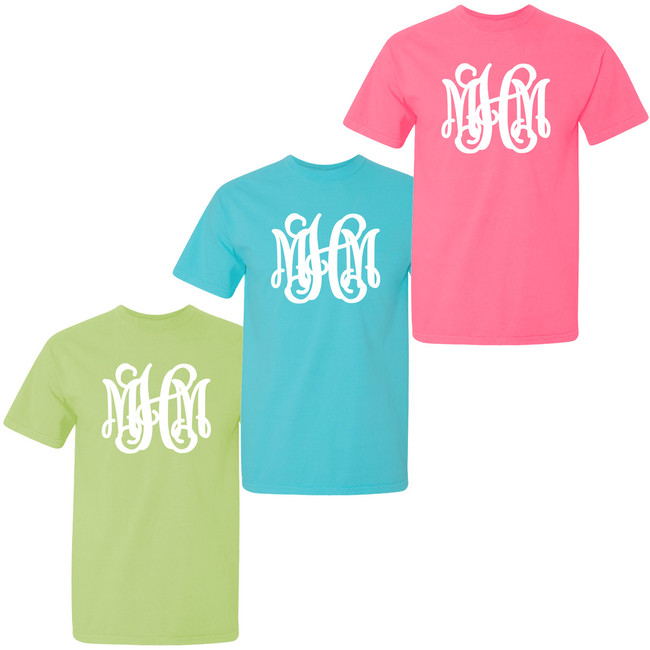 Full Monogram Comfort Colors T-Shirt