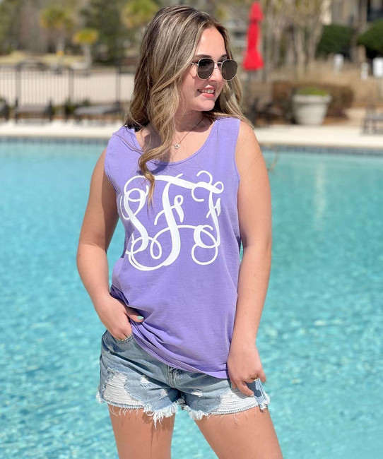 Embossed Monogram Sporty Tank Top - Women - Ready-to-Wear