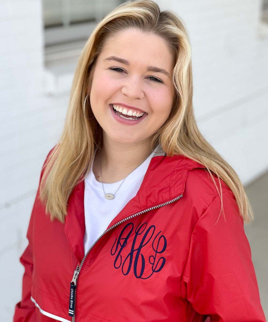 Lilly Pulitzer Monogrammed Logan Rain Jacket by TantrumEmbroidery