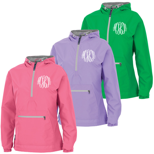 Monogrammed Charles River Chatham Anorak