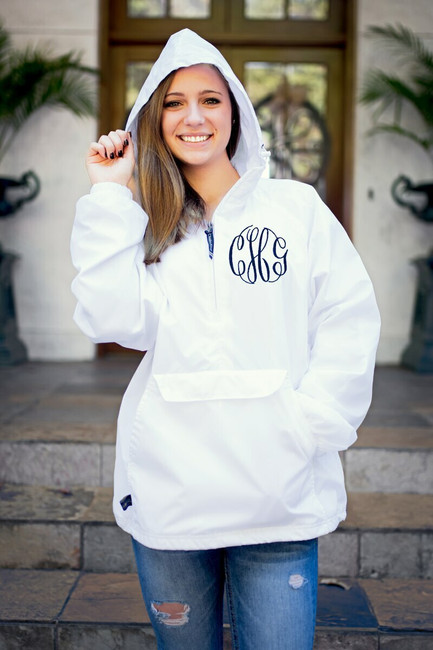 monogram pullover