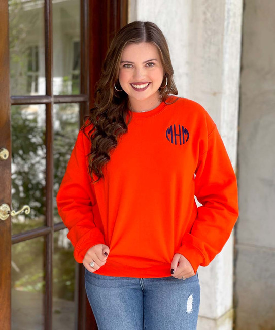 Monogrammed Crewneck Sweatshirt